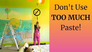 Paste the Wall Wallpaper Murals  How to Hang Wall Murals [upl. by Saixela]