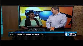 MyEyeDr National Sunglasses Day Interview with WBTV [upl. by Seem]