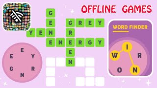 Offline Games  No WiFi Games  Word Finder  Android games [upl. by Berlin69]