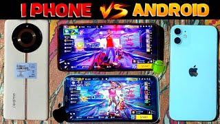 I phone 11 vs Android Review ⚡ I phone 11 And Android Gaming Test ☠️ [upl. by Irehs]