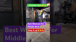 Best Middle Back Workout Do amp Feel the Effect [upl. by Yrannav]