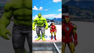 HULK OR IRON MAN SE LIYA BADLA 😂 GTA 5 shorts gta5 [upl. by Nosylla]