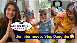 Jennifer Winget Meets Ex Husband Karan amp Bipasha Basus Daughter Devi [upl. by Serg]