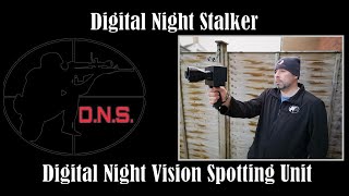 Digital Night Stalker DNS Digital NV Spotting Unit then vermin shooting [upl. by Aileme]