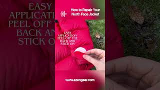 The North Face Jacket Repair with Azengear Puffer Jacket Repair Patches [upl. by Krik]