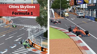 Building a Realistic street formula 1 track in cities skylines Mingda ep34 [upl. by Ellenig]