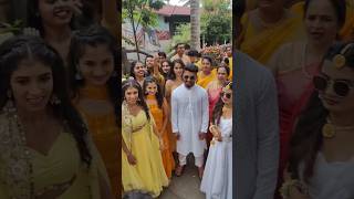 Haldi❤️ Ktvkannada1 ktvkannada1 haldi haldiceremony marriage marriagevibes madhunikhil [upl. by Lettie301]