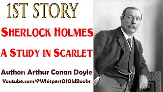 Sherlock Holmes Audiobook A Study in Scarlet by Arthur Conan Doyle 1st Story [upl. by Bonny]