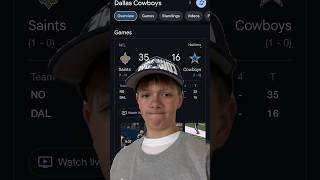 Saints vs Cowboys Halftime Report nflfootballsports [upl. by Wolenik813]