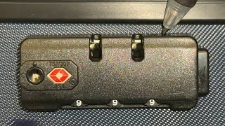 How To Change The 3Digit Combination On Luggage [upl. by Ramahs]