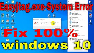 EasyjtagexeSystem ErrorFix 100 Msvcp140dll Missing Windows 10 [upl. by Walkling]