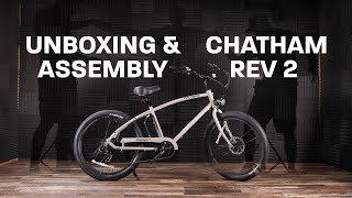 Retrospec Chatham REV 2 EBike Unboxing amp Assembly [upl. by Ledarf422]