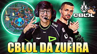 BACKDOOR do TIN e DYNQUEDO TROLA JOGO PERFEITO  CBLOL DA ZUEIRA [upl. by Hancock]