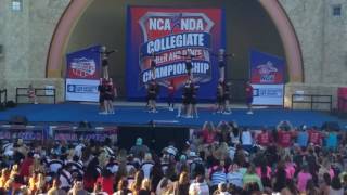 SUNY Cortland Cheerleading Finals at Nationals 2017 [upl. by Wilkison]