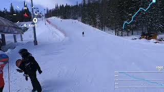 Jahorina Sarajevo BiH blue ski piste 1 and staza 8 March 2022 [upl. by Eedrahs]