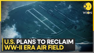 China urges AsiaPacific to be on high alert as US plans to reclaim Tinian airfield  WION [upl. by Anihpesoj]