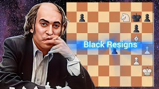 Brilliant Attack   Mikhail Tal vs Roberts Skuja 1955 [upl. by Yeslah]