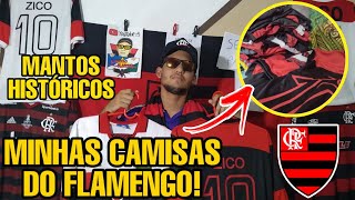 MOSTRANDO MINHA COLEÇÃO DE CAMISAS DO FLAMENGO MINHAS CAMISAS DE TIME PARTE 1 [upl. by Relluf917]