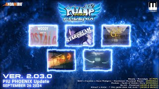 PUMP IT UP PHOENIX V2030 Update Songlist Preview English [upl. by Danczyk]