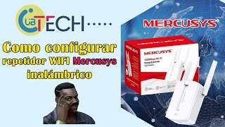 Como configurar repetidor WIFI Mercusys MW300RE [upl. by Sirrad517]