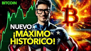 BITCOIN ¡NUEVO MÁXIMO HISTÓRICO 🔥🔥🔥🚀🌖 [upl. by Merari]