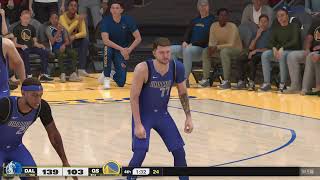 Mavericks vs Warriors Full Game Highlights NBA PRE SEASON I September 16 2024 NBA 2K25 Simulation [upl. by Yra]