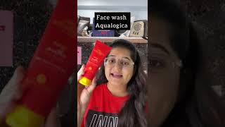 aqualogica face wash review aqualogica shortsindia [upl. by Kcin]