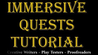 Immersive Quests Tutorial  ESO  AddOn [upl. by Windsor409]