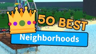 TOP 50 WORKING 2024 BLOXBURG NEIGHBORHOOD CODES  Roblox Bloxburg [upl. by Nelda]