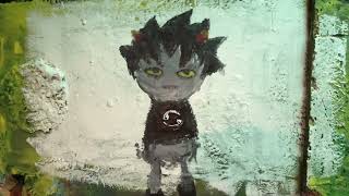 Karkat  Homestuck Speedpaint Painting [upl. by Fraya]