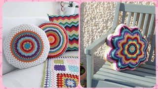 Attractive crochet Cushion Cover patterns  Knitted Patterns [upl. by Benedetta]