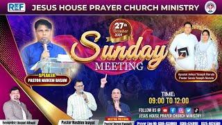 SUNDAY MEETING Pastor Incharge Hashim is live  Jesus House Prayer Church Ministry 🙏 [upl. by Analle]