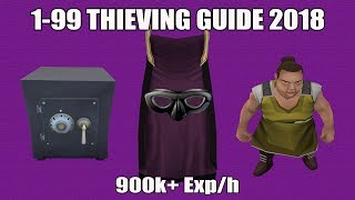 199 Thieving Guide 20182019  Fastest amp AFK Methods Runescape 3 [upl. by Saticilef]