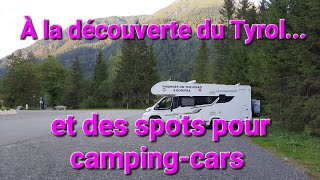 À la decouverte du Tyrol St Ulrich Kufstein Alpbach et des spots pour campingcars [upl. by Ennovihs]