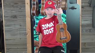 Lanikai Mahogany Ukulele Review by Noah  Zomac School of Music [upl. by Rawley]