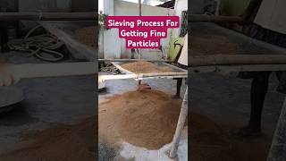 Sieving Process For Getting Fine Sand  viral shorts [upl. by Ignazio]