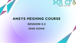 ANSYS Meshing Full Free Course Session 32 Edge Sizing [upl. by Rehoptsirhc]