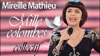 Mireille Mathieu  Mille colombes Collectif voeux 2023 [upl. by Yuille]