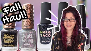 Fall 2024 Nail Polish Haul  More Autumn Polishes [upl. by Nohshan748]