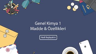 Genel Kimya 1 Madde amp Özellikleri [upl. by Seidule]