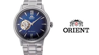 Orologio ORIENT Classic Bambino Open Heart Acciaio Blu  RAAG0028L10B  RAAG0028L [upl. by Airan]