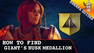 How to Find Giants Husk Medallion  Beauty in Destruction  Destiny Rise of Iron [upl. by Osrick]