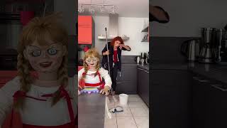 Annabelle Doll soleildogan annabelle annabelledoll shorts videoshort viralshorts [upl. by Serrano161]