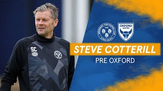 Pre Oxford  Steve Cotterill [upl. by Nnayram]