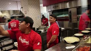 MAKING PIZZA AT GIORDANOS PIZZA CHICAGO IL 2 [upl. by Oderf168]