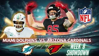 Dolphins vs Cardinals  Epic Week 8 Showdown 🏈 [upl. by Teevens]