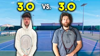 30 vs 30 Beginner Tennis Match  Sunday Set 12 [upl. by Coats]