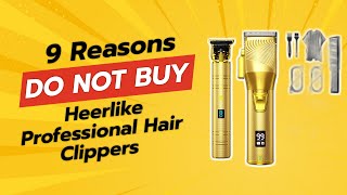 DONT BUY Heerlike Professional Hair Clippers Before Watching THIS 🚫✂️ [upl. by Erreip]