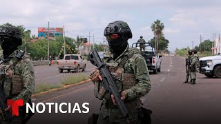 Una balacera a plena luz del día desata el terror en Culiacán  Noticias Telemundo [upl. by Nabroc]