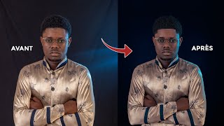 COMMENT NOIRCIR LES CHEVEUX SUR PHOTOSHOP PART II [upl. by Yemiaj]